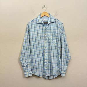 PETER MILLAR L/S Multicolor Plaid Button Down Shirt Crown Ease